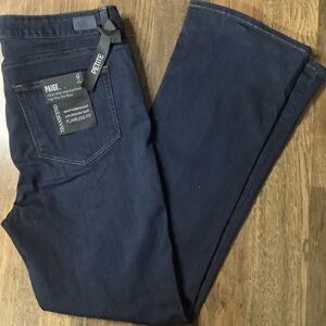 NWT PAIGE High Rise‎ Manhattan Slim Boot in color attica